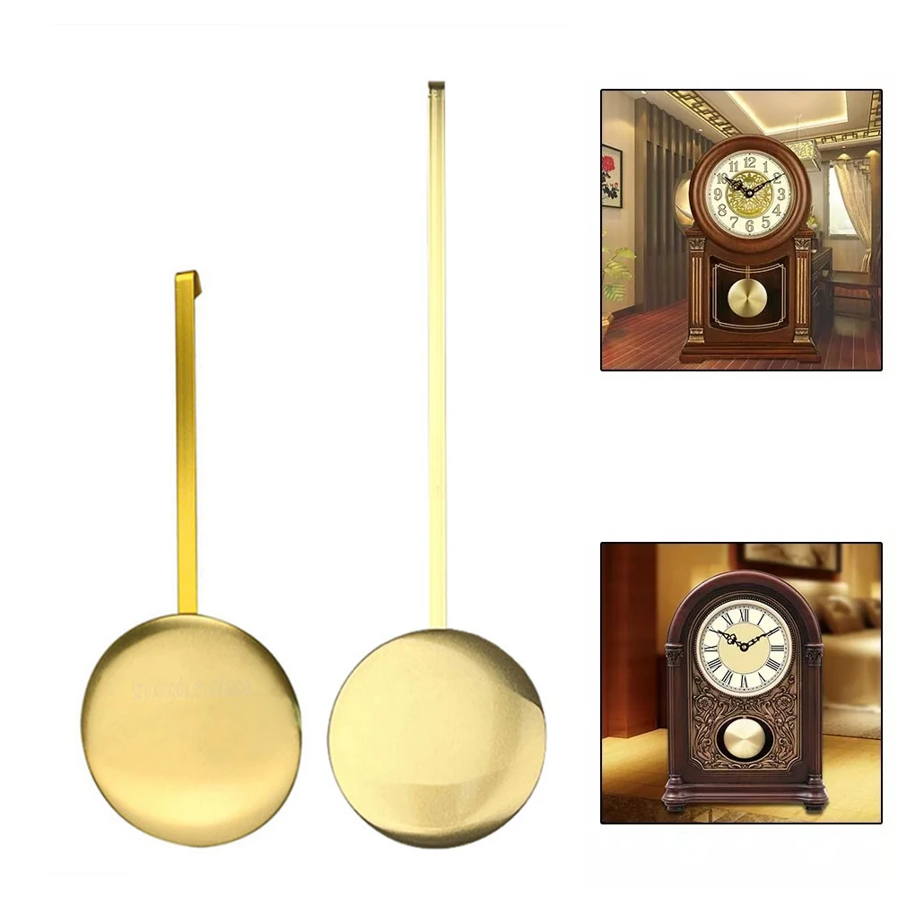 Description Picture 3 of itemHome Interior Design Gold Metal Pendulum Customizable Clock Parts Customizable Wall Clock Design Decorative Mirror