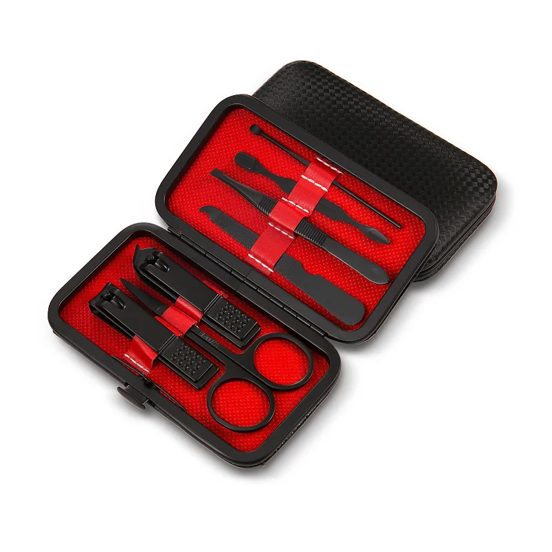 Nail Clippers Set of Advanced Stainless Steel 7-piece Set of Pedicure Cutter Manicure Tools Complete Portable Home Use