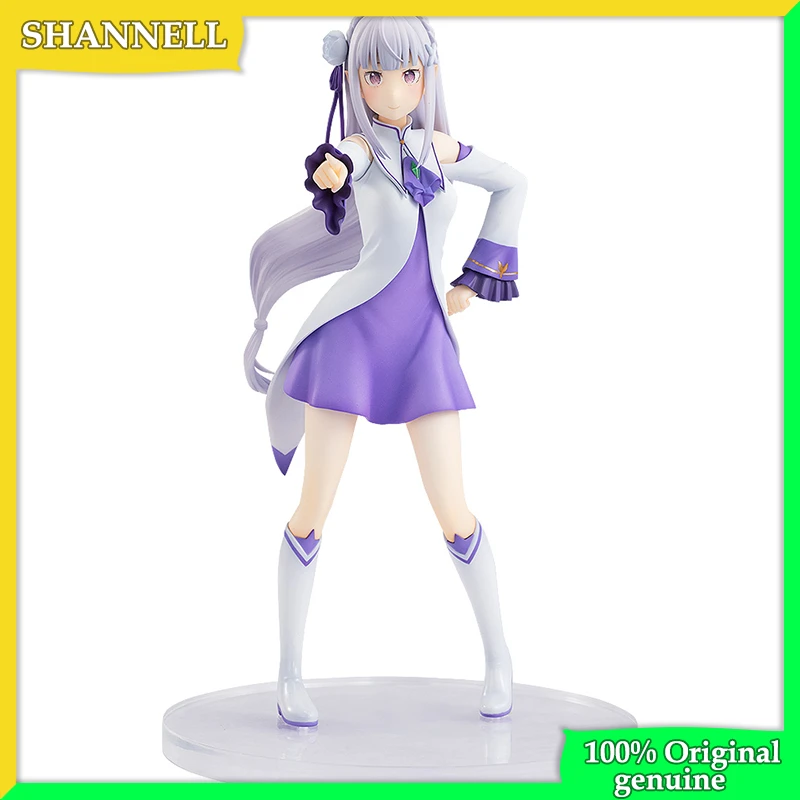 

Re:Zero Emilia KD 100% Original genuine 17cm PVC Action Figure Anime Figure Model Toys Figure Collection Doll Gift
