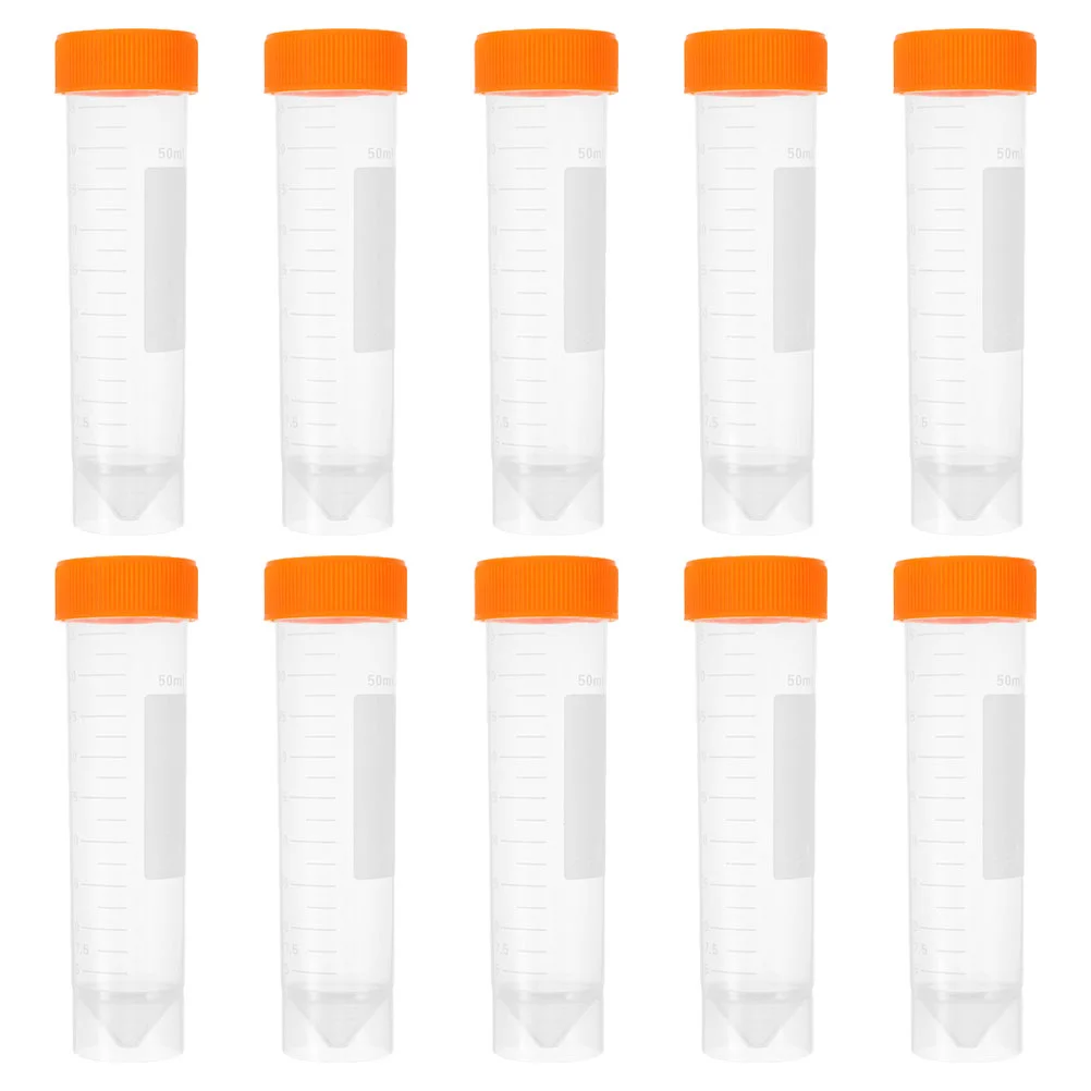 

10pcs Test Tubes Centrifuge Test Tubes Scientific Experiments Test Tubes Liquid Containers