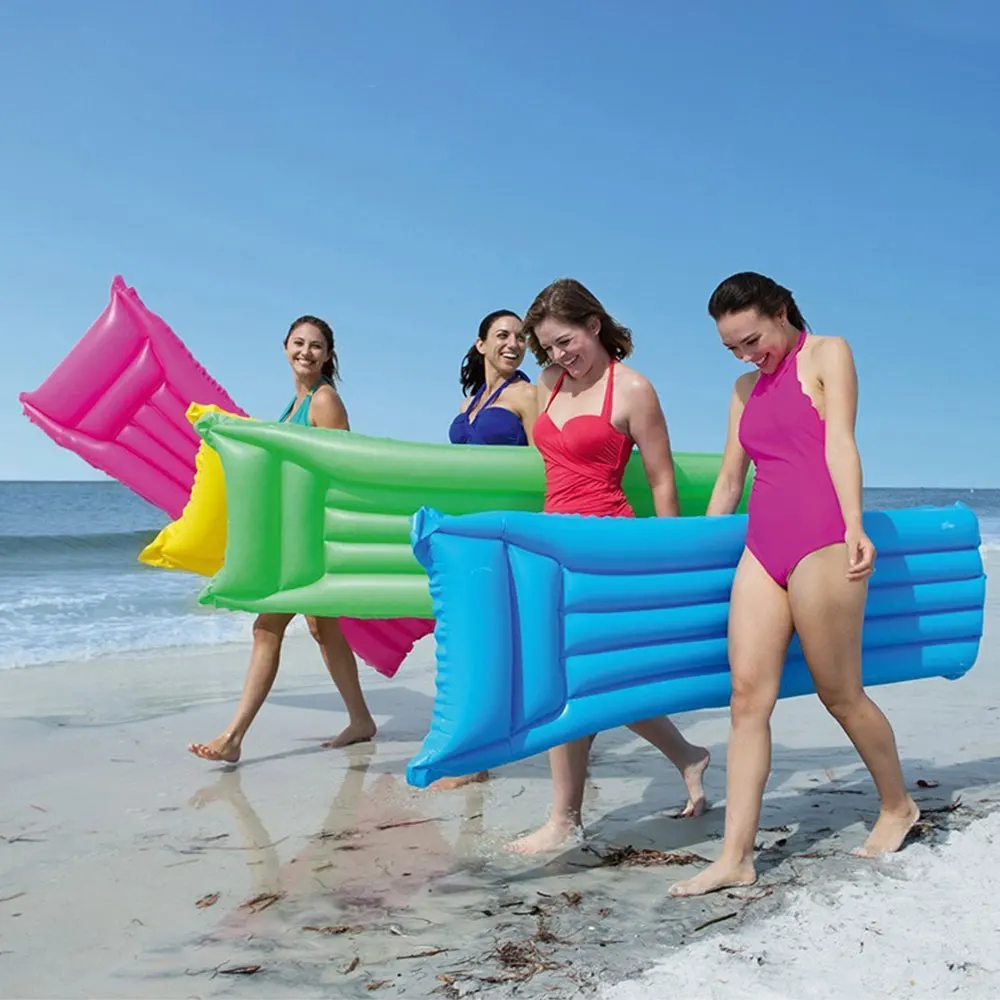 New Water Hammock Recliner Inflatable Floating Swimming Mattress Sea Swimming Ring Pool Party Toy Lounge Bed For