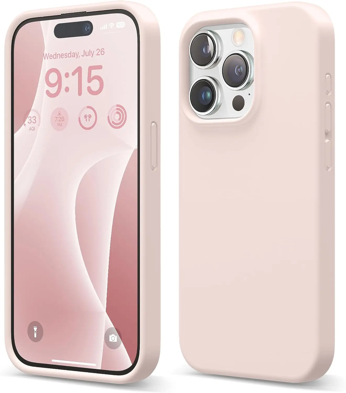 Premium Liquid Silicone Shockproof Protective Phone Case with Microfiber Lining