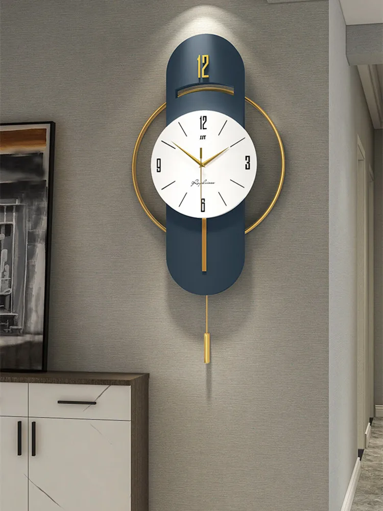 Diametro 60cm grande orologio da parete di lusso nordico Design