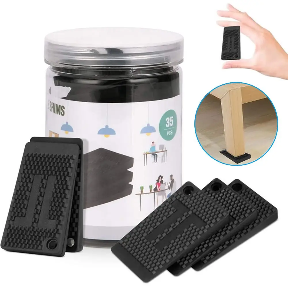 10/20/35PCS Anti Vibration Sofa Stand Non-slip Stopper Table Shims Furniture Pads Washer Stabilizer