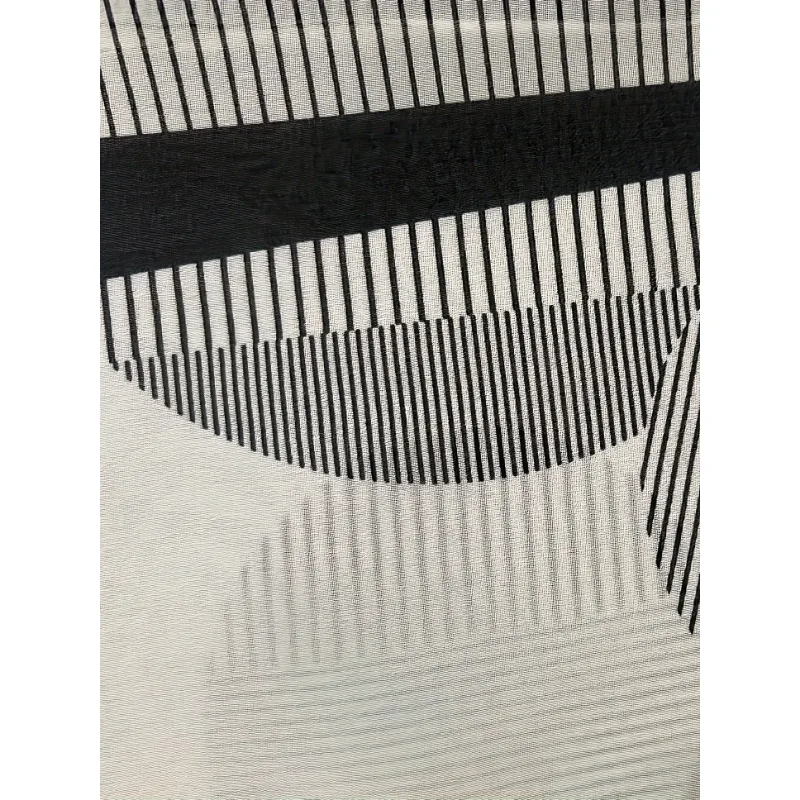 Black and White Large Size Shirt for Women's Spring and Summer Travel Thin Top Sunscreen Breathable Clothes POLO Collar