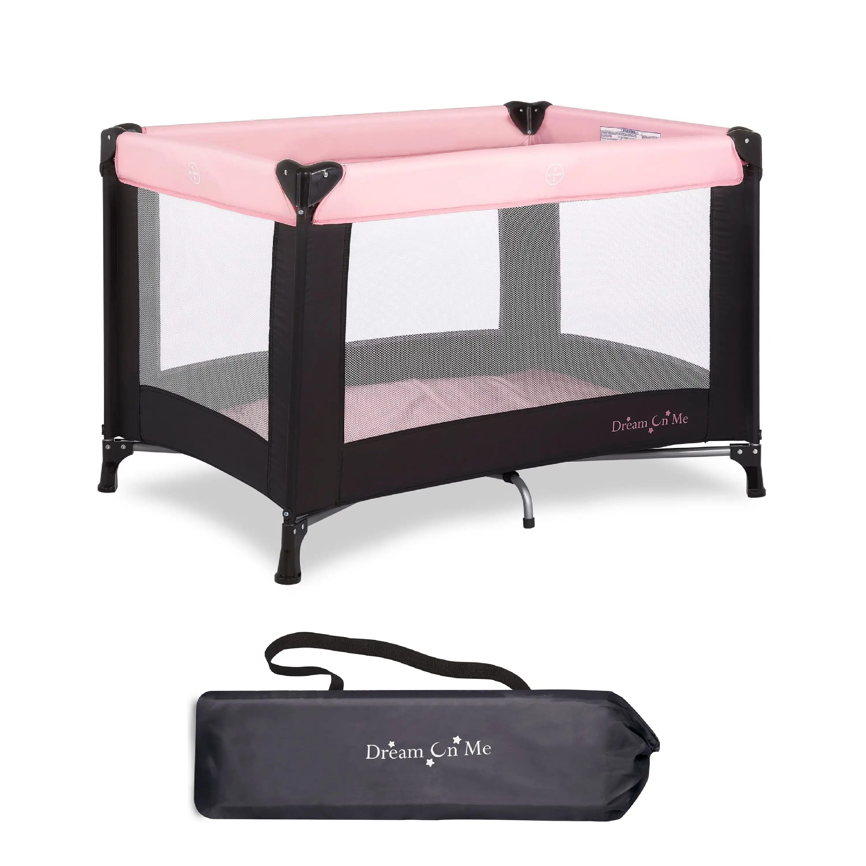 

Nest Portable Play Yard with Carry Bag and Shoulder Strap, Pink, Unisex