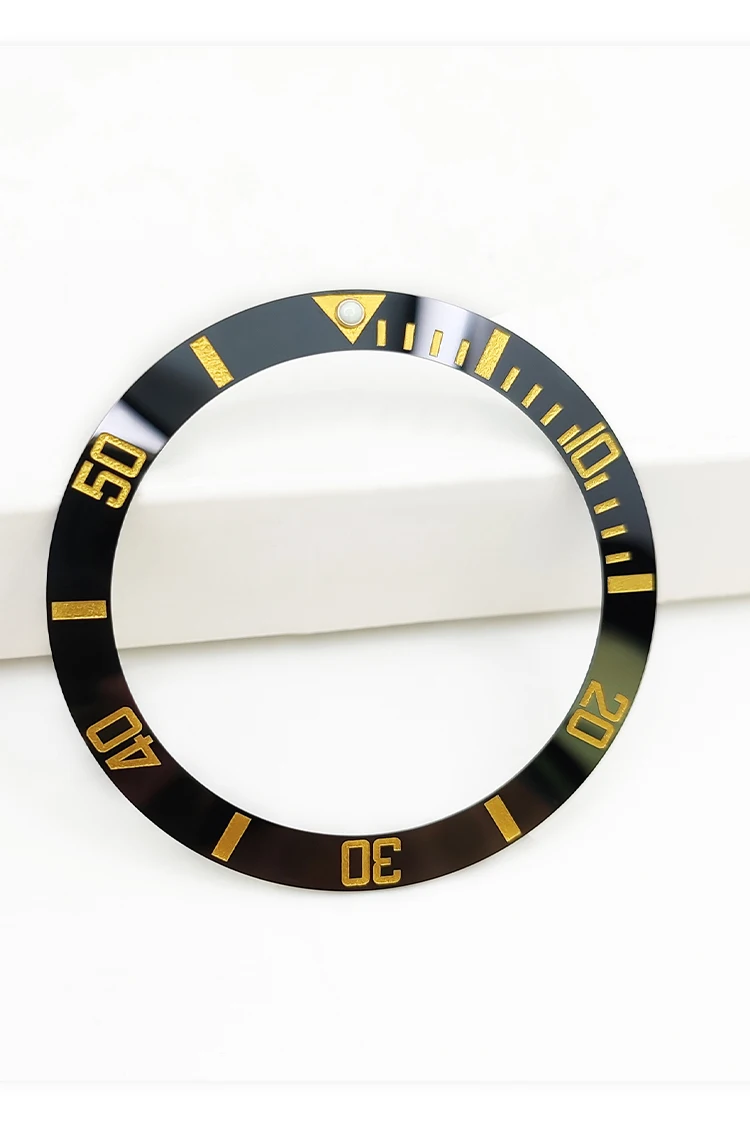 Für CASIO MDV-106 abgeschrägter Keramik-Lünetteneinsatz 12H Pearl-Marker MDV106 Duro/Marlin Taucheruhr 41 x 32,8 mm Upgrade-Einsatz-Reparatur-Mod – Detail 13