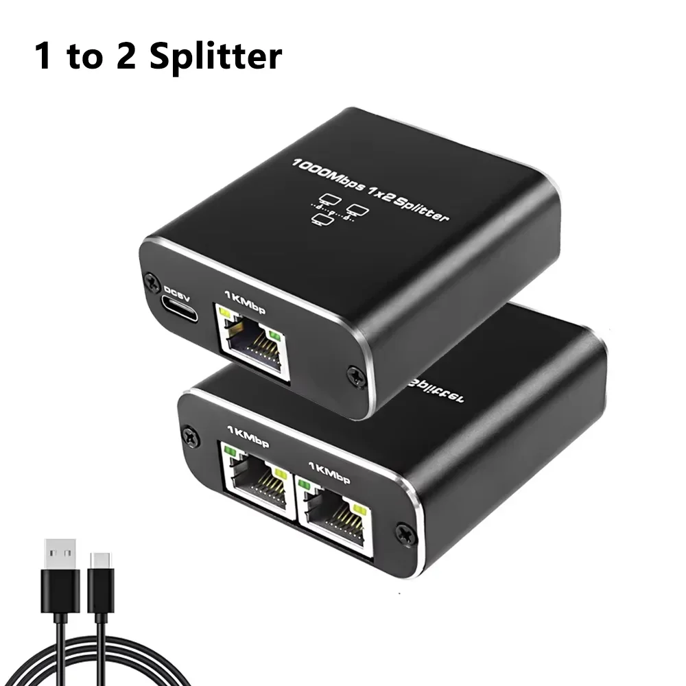 High-Speed Ethernet Splitter Adapter Hub RJ45 for Seamless Network Expansion
