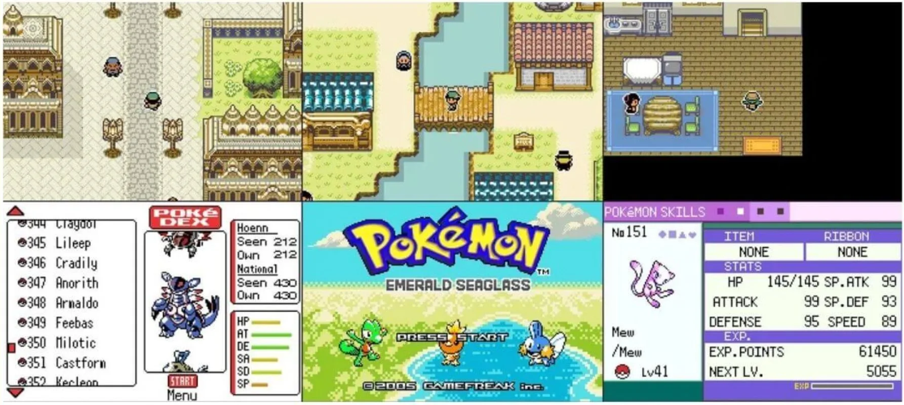 Rom Hack Pearl Pokemon Fire Red Pokemon Emerald Hack Rom Nintendo