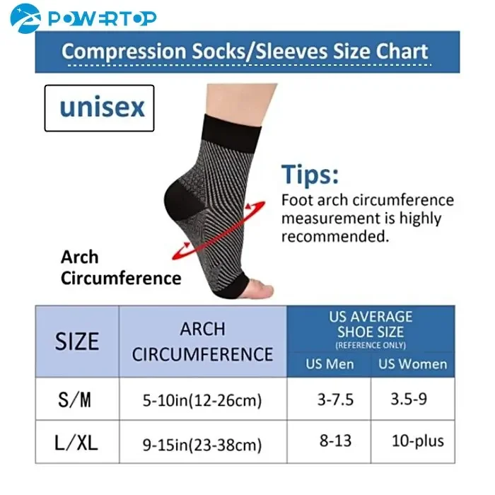Neuropathy Socks for Women Men 1Pair Soothe Compression Socks Neuropathy Pain Ankle Brace Plantar Fasciitis Swelling Relief