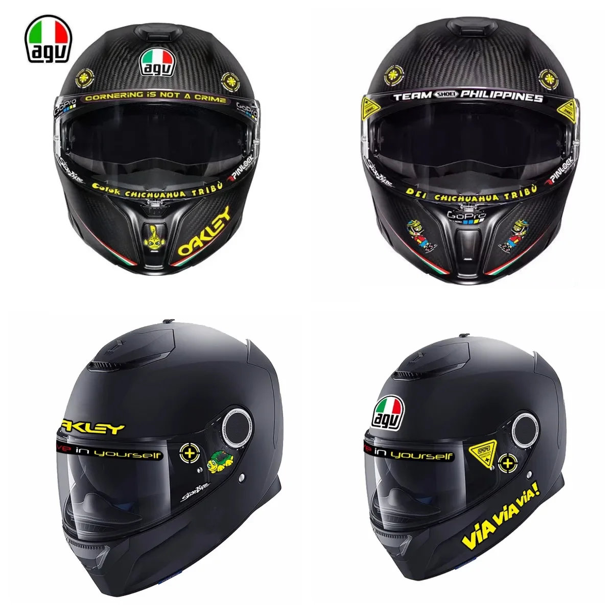 SHOEI ݻ  ̵ Ʈ ٵ Į  ƼĿ, BMW AGV īƼ ȥ ͻŰ Ű 