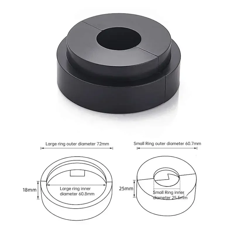 No Disassembly Faucet Decorative Cover Split With Stickers Reusable Bathroom Wall Pipeline Hole Fixed Accessories Easy Installat faucet accessories