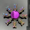 New Metal Rainbow Fidget Spinner Toys Anti Stress Fidget Toy Alloy Finger Gyro R188 Fingertip Adult Hand Toy EDC Gift 3
