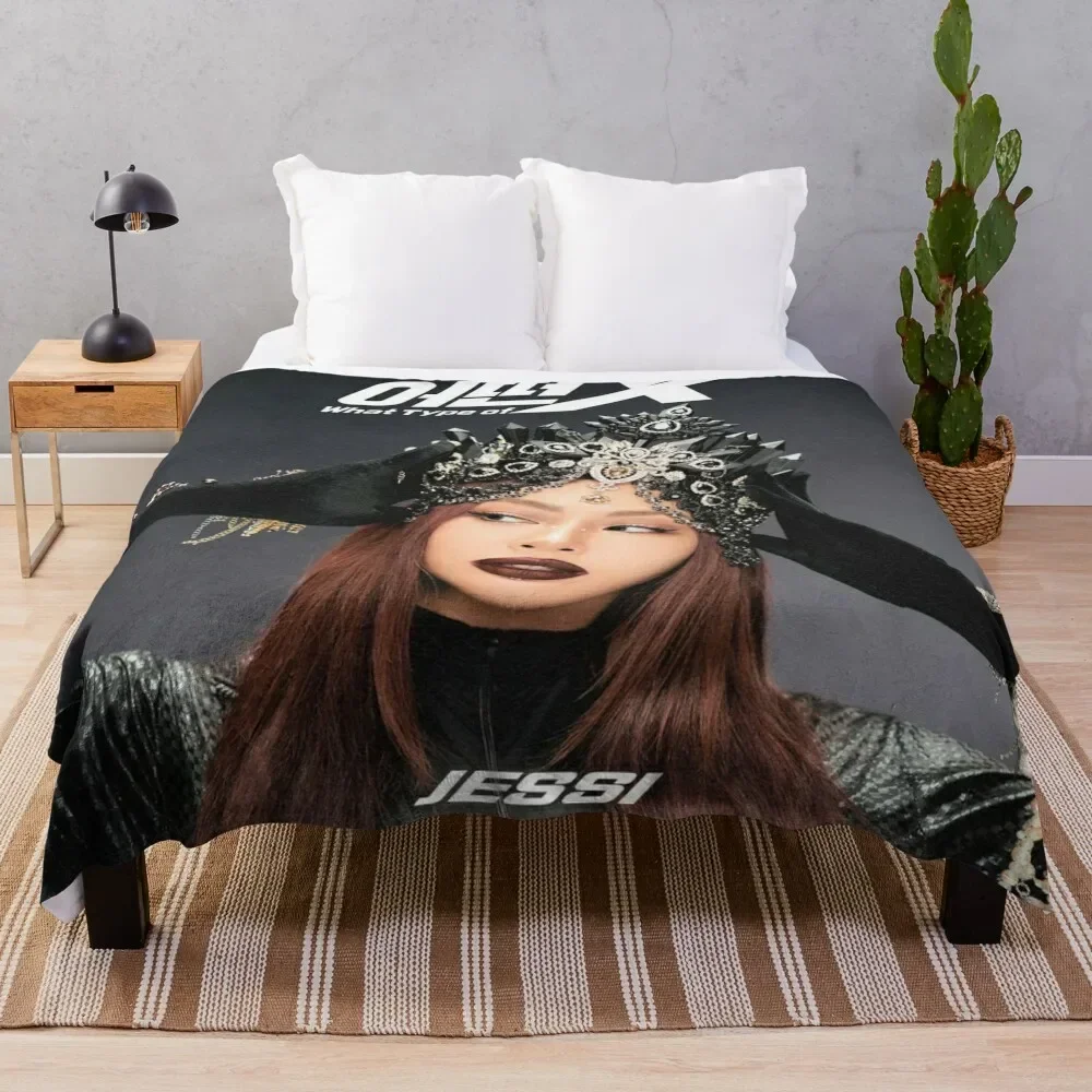 

What type of x jessi Throw Blanket Heavy Decorative Sofas Quilt Soft Plaid Blankets