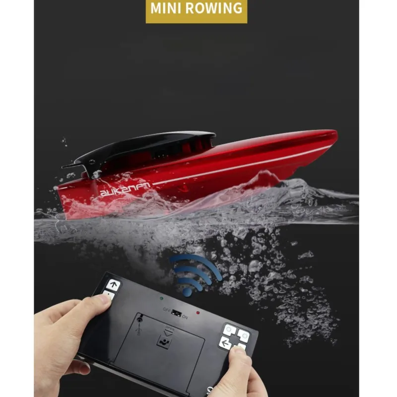 RTR 미니 장난감 선물 RC 레이싱 보트, 리모컨 배 전기 보트 모델, 고속 야외 장난감, TH23934, 2.4GHz