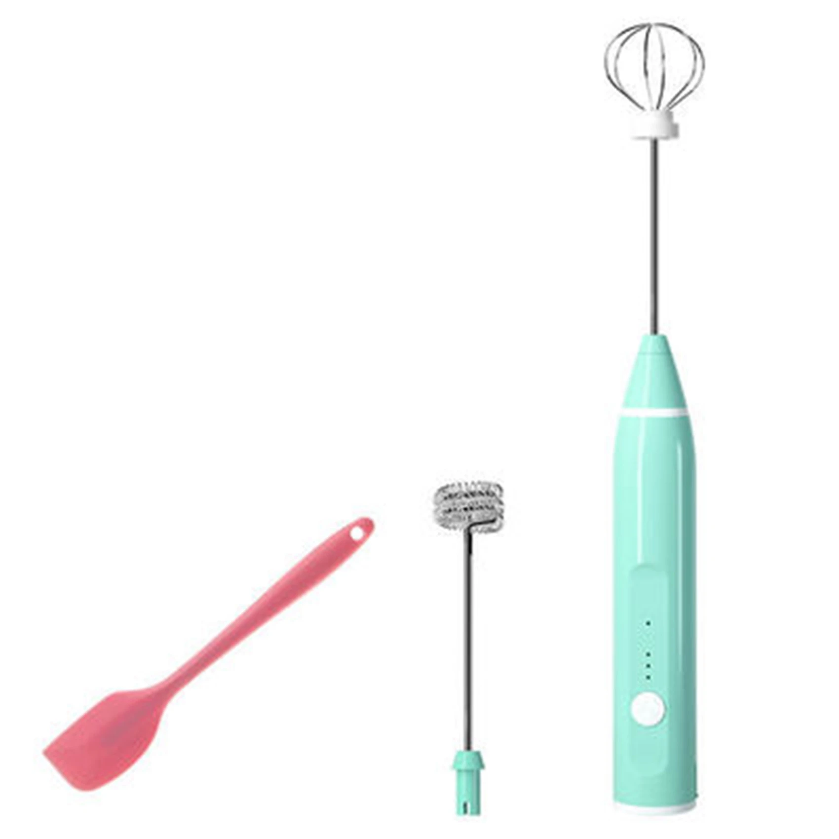 Montalatte Elettrico Ricaricabile Usb Portatile Montalatte Manuale Frusta Strumento Verde