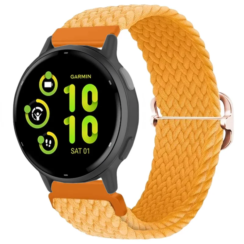 Nylon Braided Solo Loop Strap - 20mm/22mm Sports Bracelet Wristband