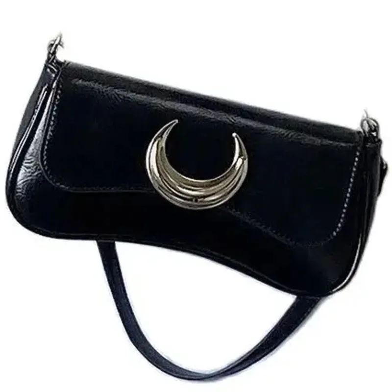 

Moon Bag New Women's Single Shoulder Fashion Crossbody Messenger Leather Handbags For Women Casual High Quality Luxury Exquisite