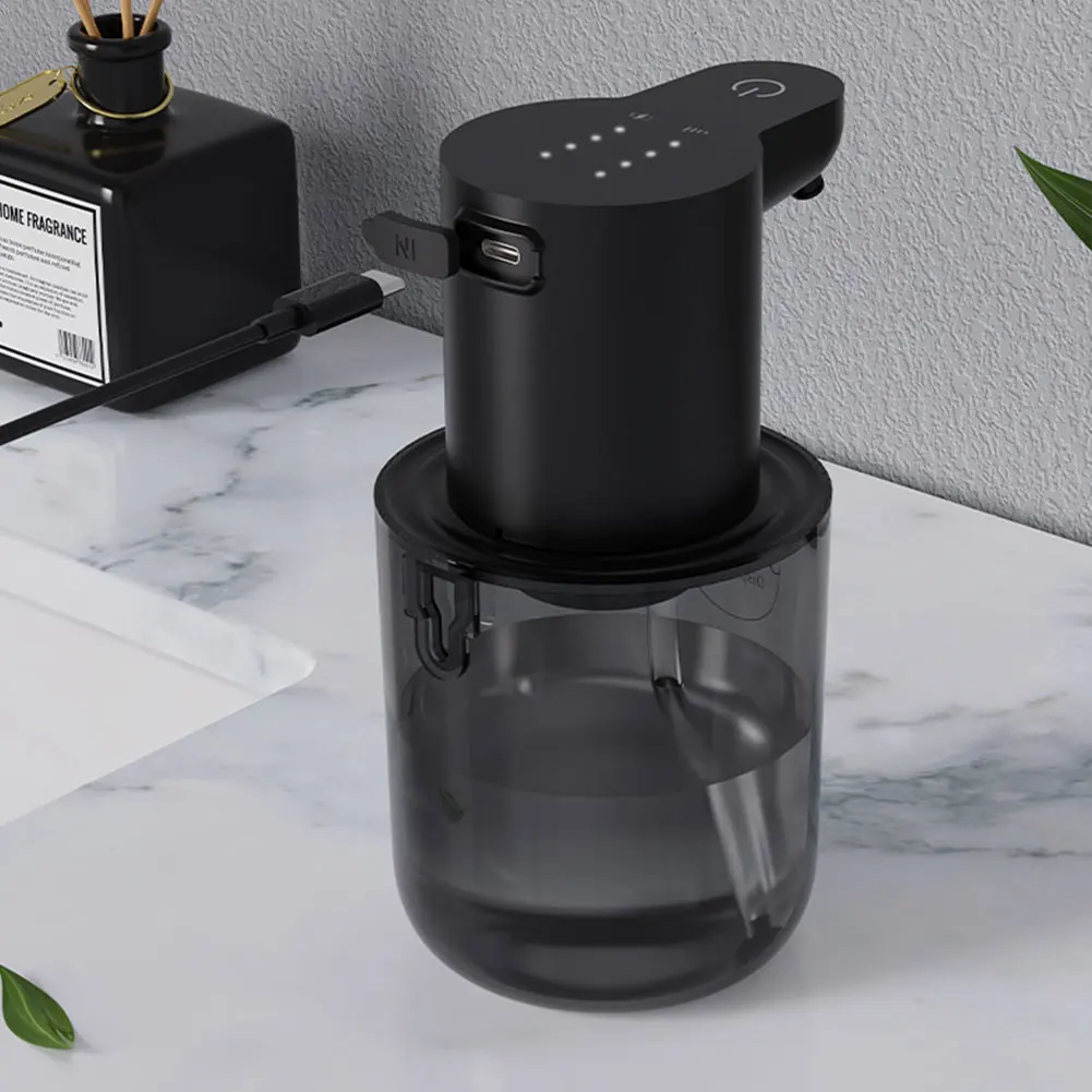 400ml Touchless Soap Dispenser 4 Gears Infrared Sensor Electric Sanitizer Dispenser IPX5 Waterproof Kitchen Bathroom Accessories