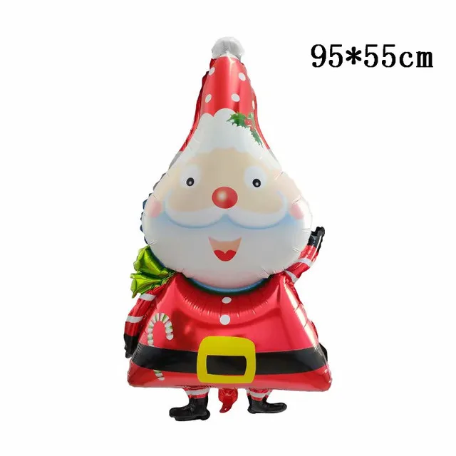 thumbnail image 1 of Globos navideños de Papá Noel, muñeco de nieve, alce, árbol de Navidad, decoraciones inflables para fiestas navideñas, decoración para fiestas en el hogar, 1 of 5
