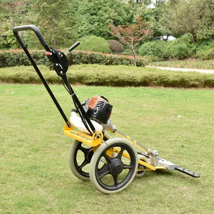 Hot Sales Gasoline two Wheels stroke grass trimmer 52cc Hand