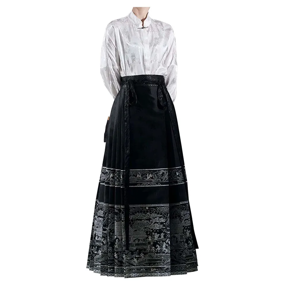 Elegant Vintage Y2K Horse Face Skirt for Women