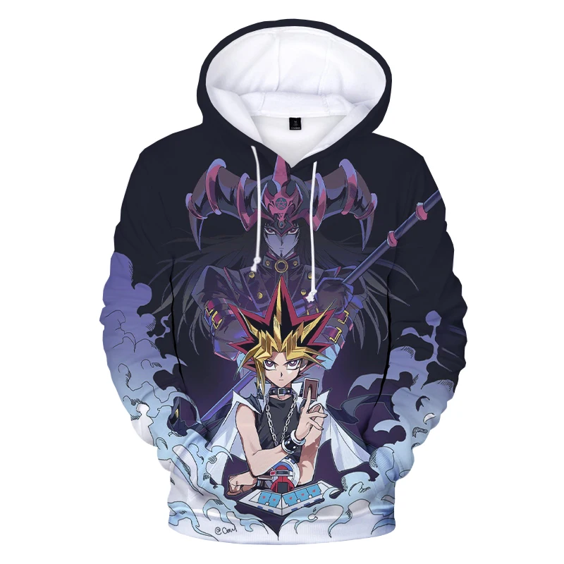 

Fashion Casual Anime Yu-Gi-Oh! 3D Print Hoodie Sweatshirts Boys Girls Polyester Men Women Hip Hop Streetwear Oversized Pullover