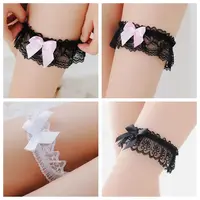 Porte-jarretelles élastique en dentelle avec nœud papillon pour la mariée, accessoires de fête cosplay, lingerie de mariage, anneau de jambe, mode sexy 3
