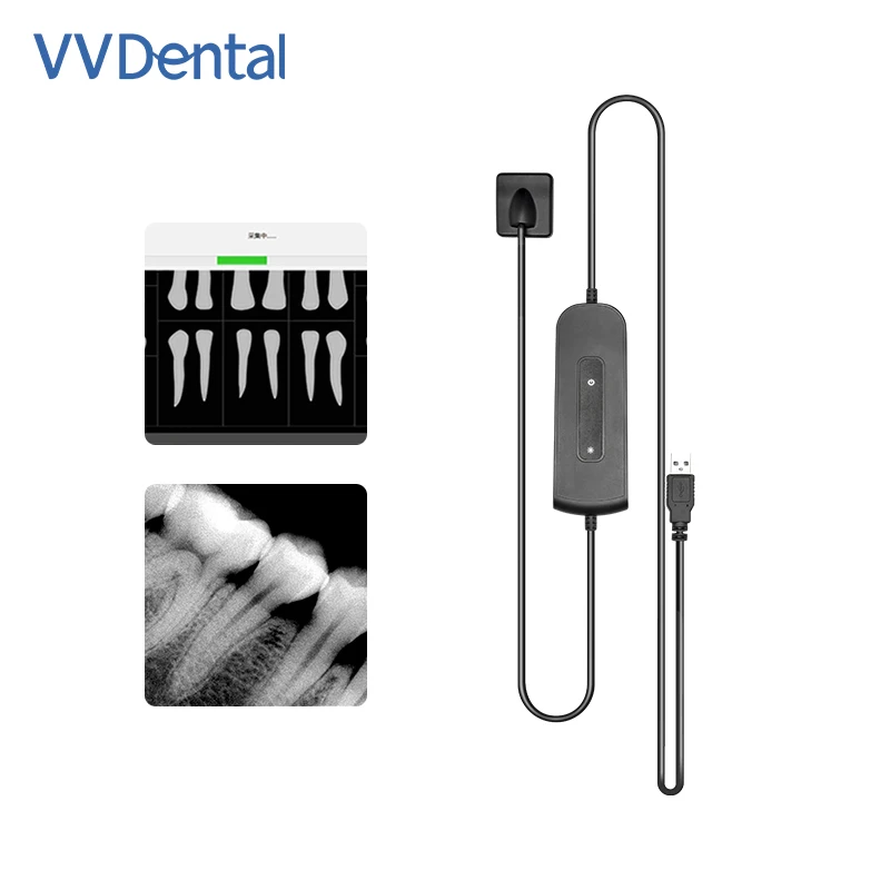 

VVDental Dental Sensor X-Ray Radiovisiograph Digital Sensor Intraoral Imaging System HD Image Dentistry Tools Portable Sensor