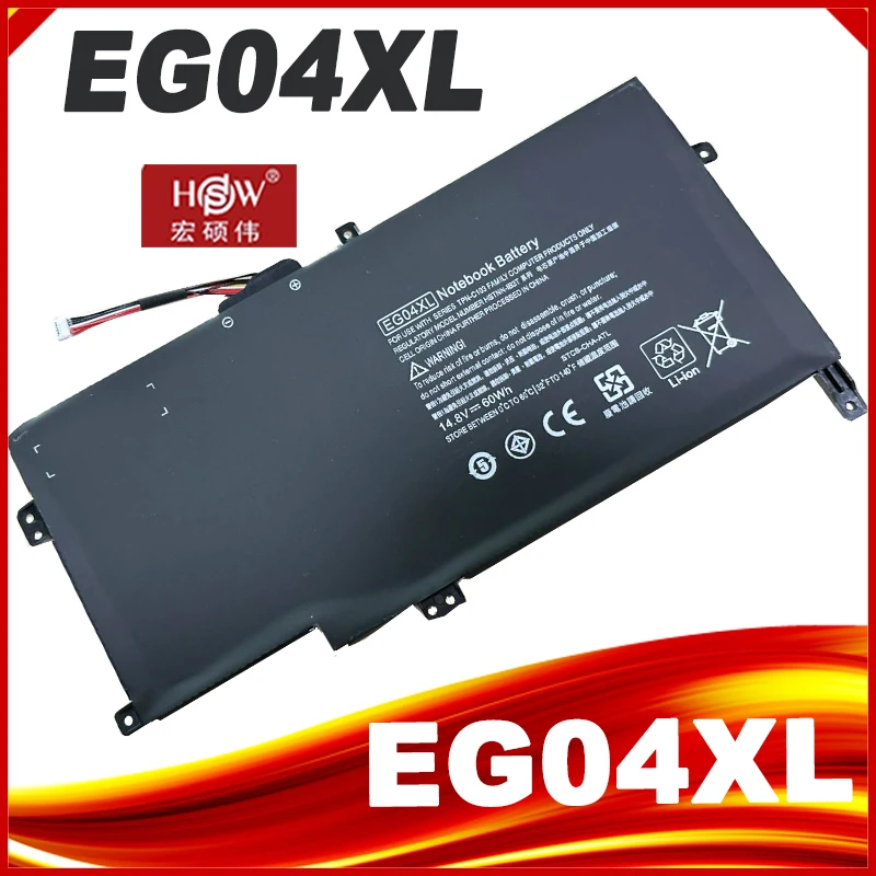 Bateria do Portátil para hp Envy Eg04xl 61051er 6-1006ea 6-1004tu Hstnn-ib3t Tpn-c103 Tpn-c108 Hstnn-db3t