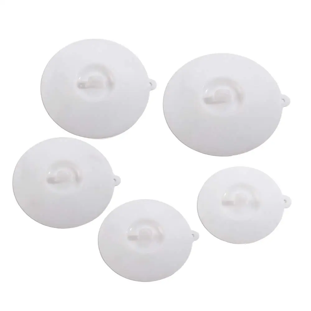 Safe Grade Silicone White Cup Cover Bowl Lid Heat-resistant Prevent Dust and Flies Universal