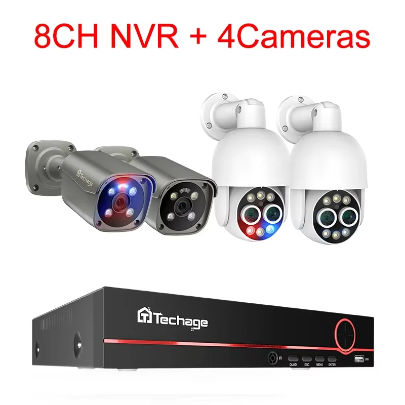 8CH NVR 4 Camera