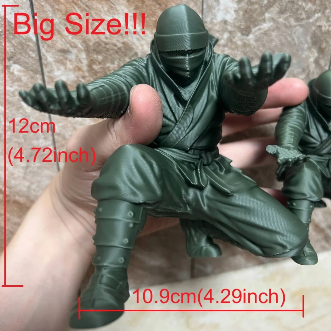 Compact 3D Printed Ninja Pen Holder - Creative Desktop Organizer & Modern Gift Ornament