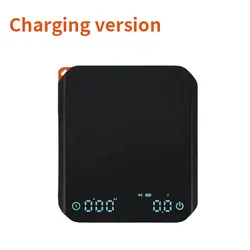 Compact High - Precision Smart Coffee Scale with Rechargeable Timer (Black)