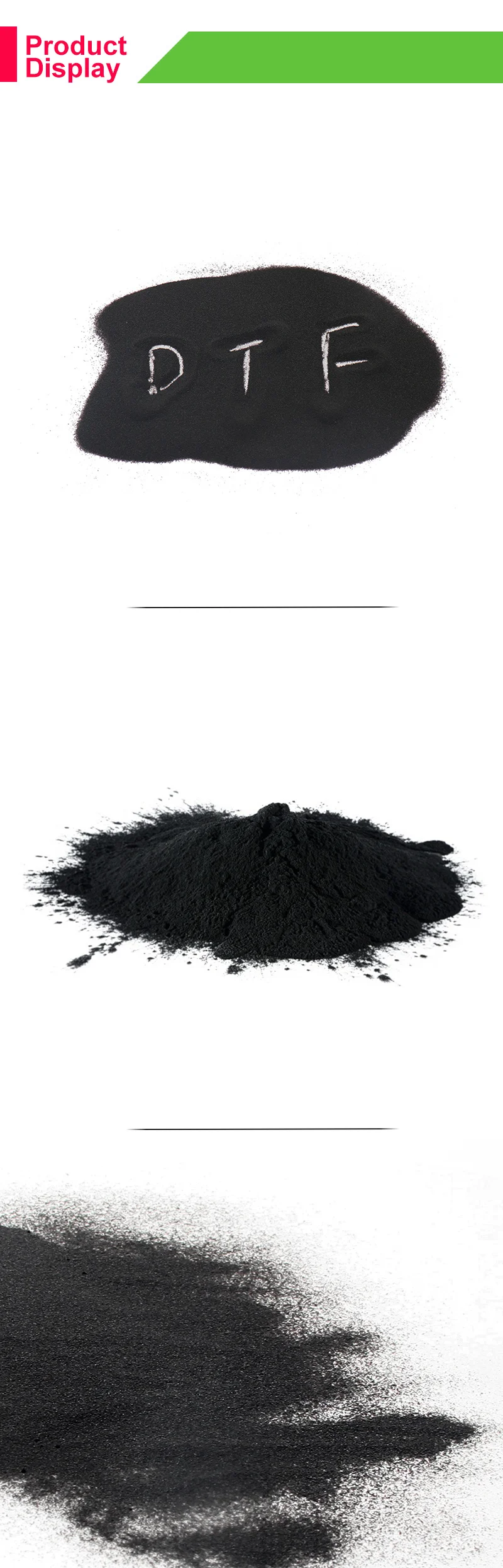 Pó de poliamida preto para impressora DTF,