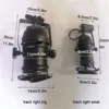 Vintage barndoor Led Track Light 5w COB Track Lamp LED Clothing Store Lighting LED Spotlights with Adjustable Baffle Black White 2
