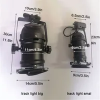 Vintage barndoor Led Track Light 5w COB Track Lamp LED Clothing Store Lighting LED Spotlights with Adjustable Baffle Black White 2