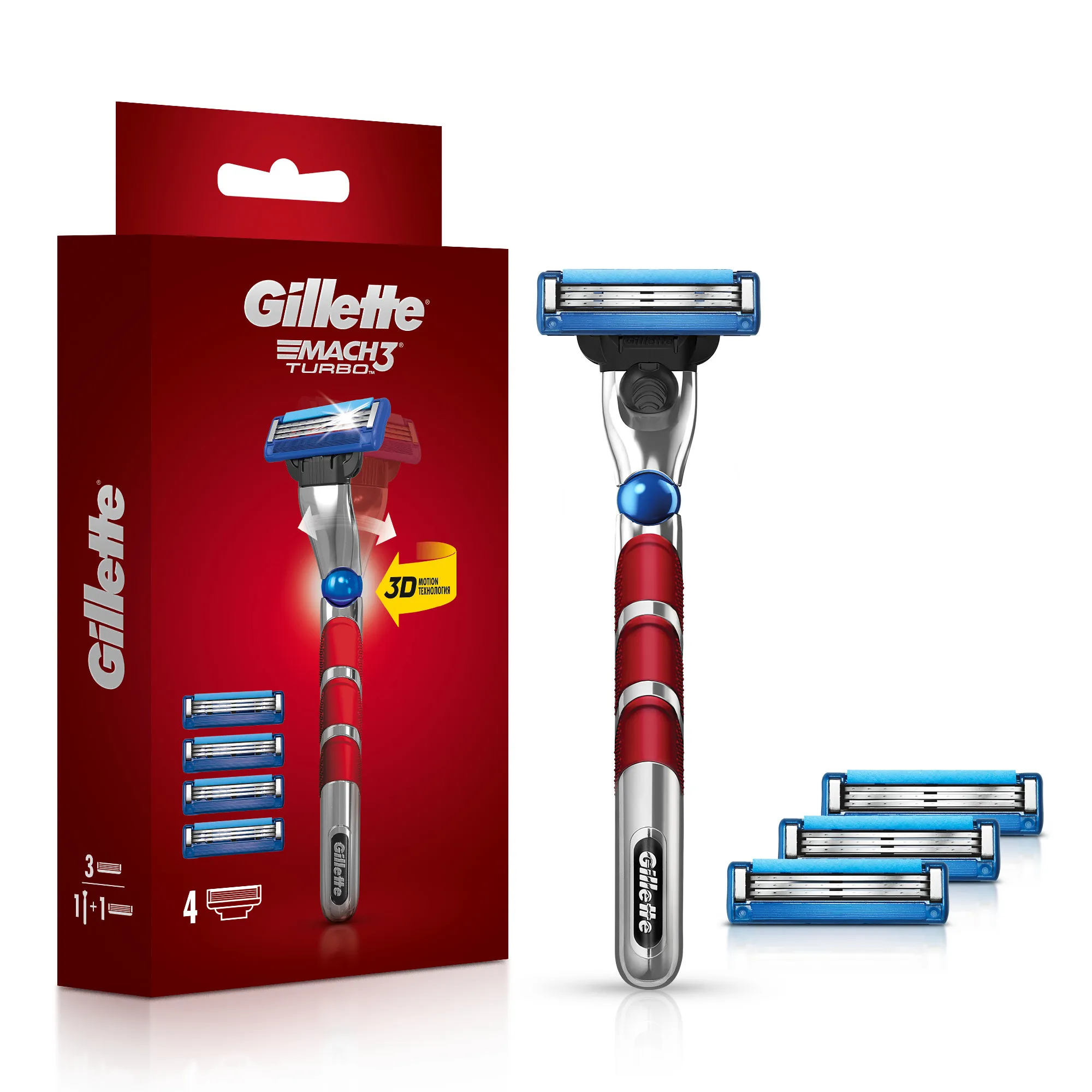 Proficiat eindpunt Ordelijk Mannen Scheermes Gillette Mach3 Turbo Met 4 Verwisselbare Cassettes Met De  Symbolen Van Uefa Champions League - AliExpress Schoonheid