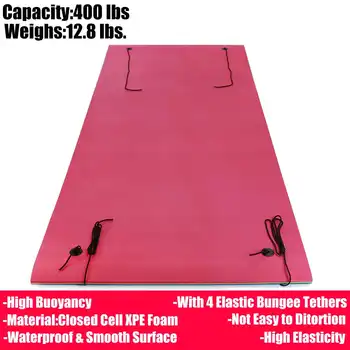 390CM*146CM Floating Pad Summer New Large Outdoor Tear-Resistant XPE Foam Swimming Pool Water Blanket Float Mat Bed 6