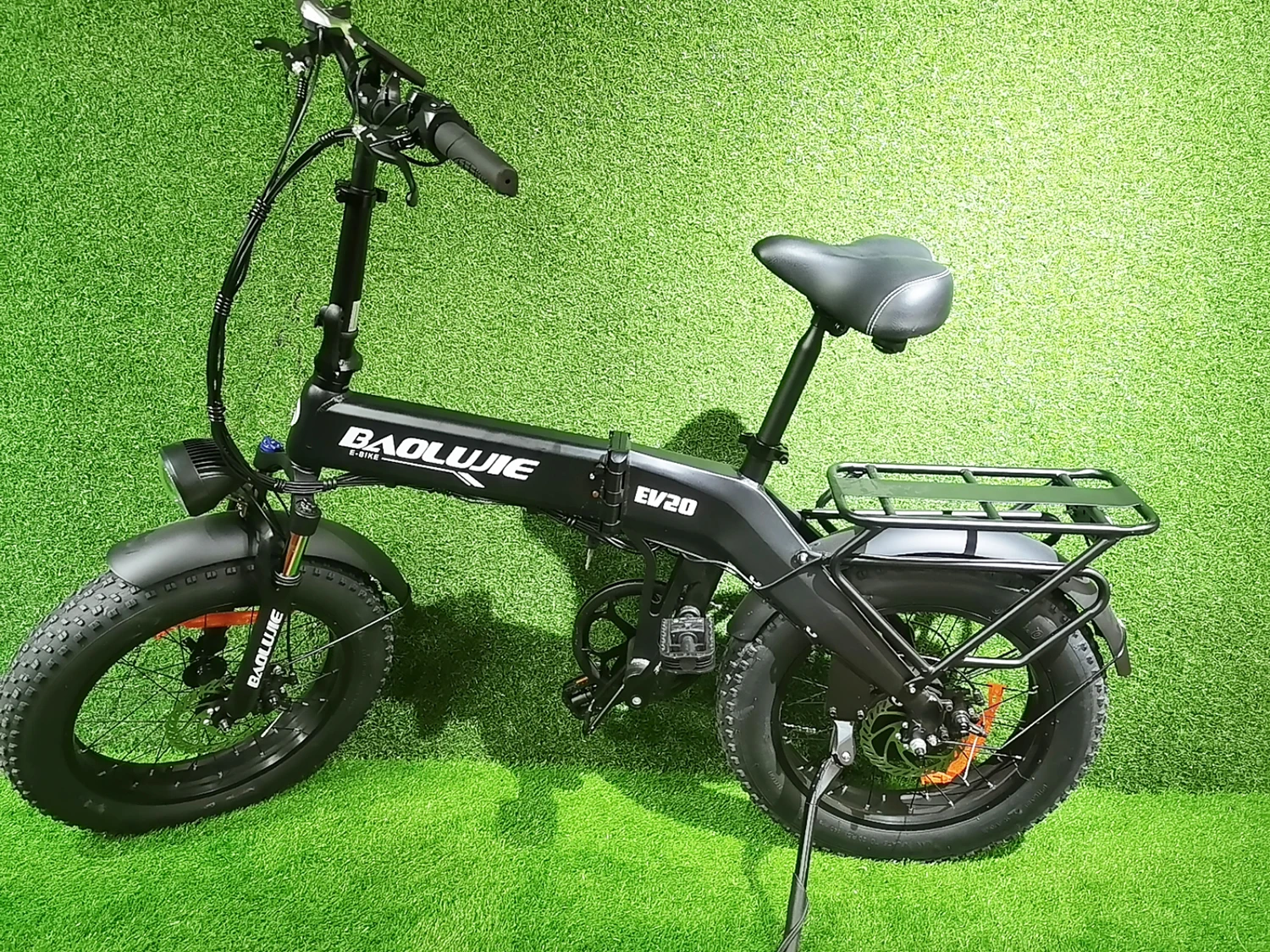 New BLJ-DZ 20-inch rear electric folding bicycle 48V 500W12AH wheel hub motor 7 gear adult city electric bicycle