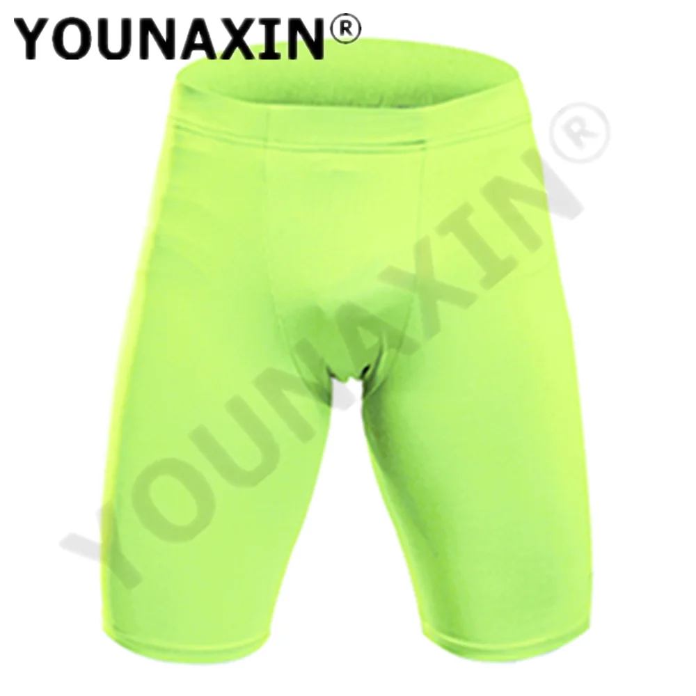 Men's Base Layer Sports Shorts Gym Basketball Pants Football Leggings Fitness Jogger Running Workout Training Quick-Dry