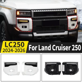 For Toyota Land Cruiser Prado 250 LC250 2024 2025 Front Bumper DRL Daytime Running Lights Fog Lamp Direct Replacement Auto Parts