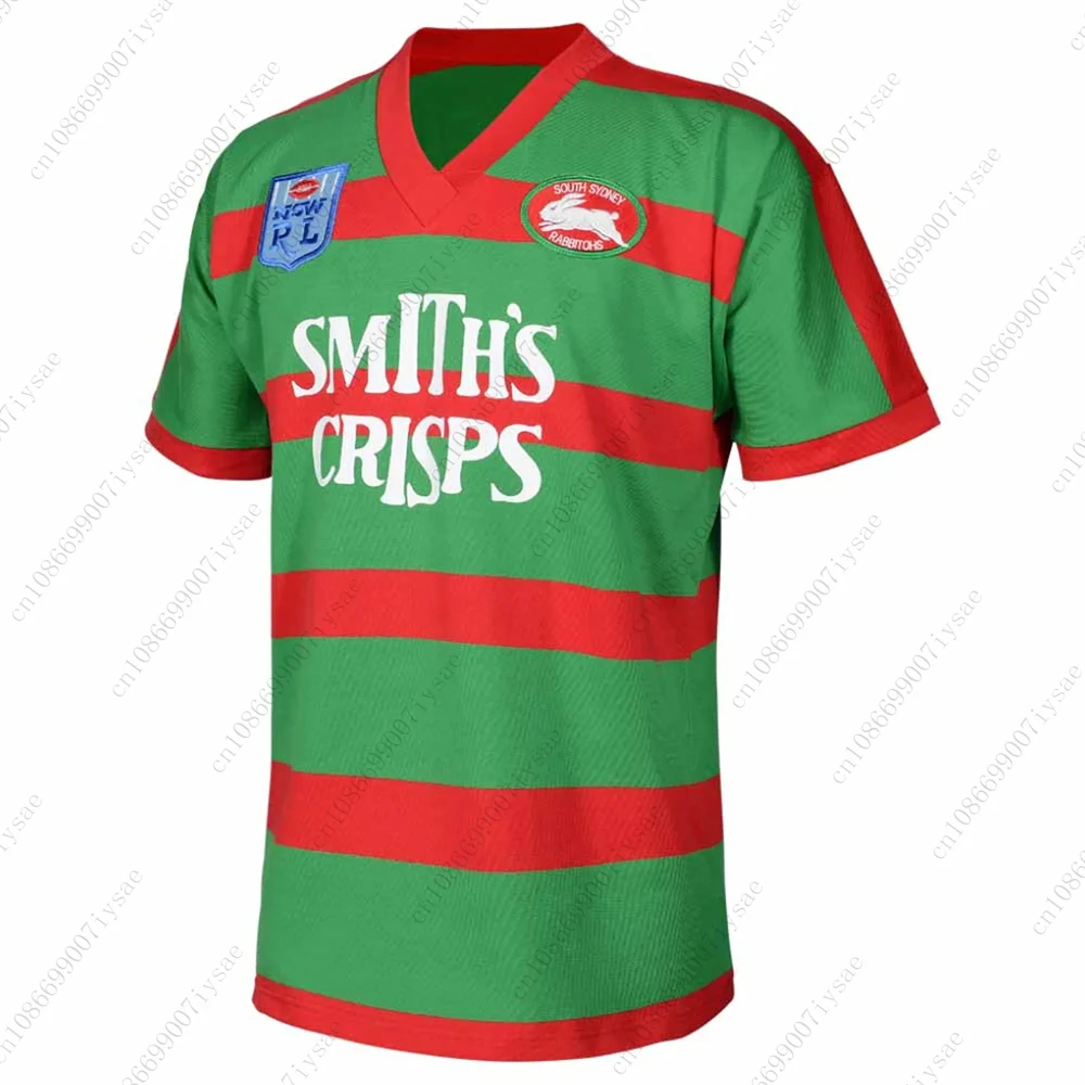 24/25 New Arrival Breathable Training Football Uniform Oversized For Adult&Kid Newest Summer Mens Rabbitohs Team Rugby Jersey 2