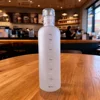 Plastic Water Bottle Time Marker Creative Large Capacity Leakproof Milk Cup Drinkware Kid School Gym Sport