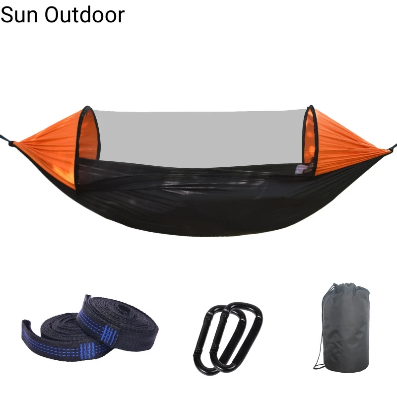

Mosquito Net Hammock Fully Automatic Quick-open Strut Portable Sunshade Swing Chair Camping Furniture Rainproof Mosquitoproof