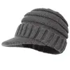 Fashion Coldproof Windproof Warm Knitted Hats Thickened Soft Knit Baseball Caps Solid Color Beanies Caps for Autumn Winter 1