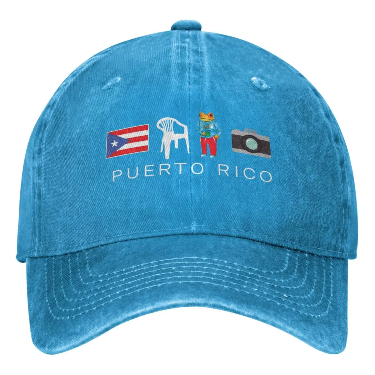 Puerto Rico Blue Women\'s Cap Bad Bunny Bad Bunny Benito Bowl Puerto Rico Hat main image 2