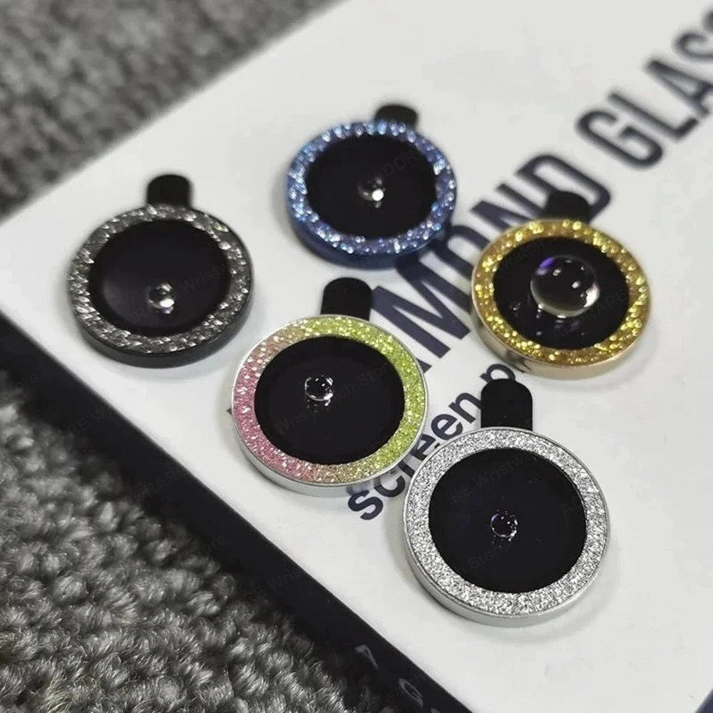 Glitter Camera Lens Ring with Flash of Light Protector