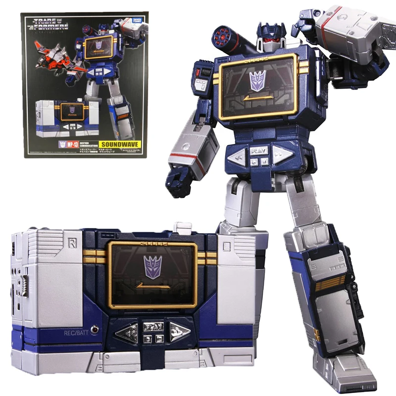 

TAKARA TOMY Transformers Figure Gift MP-13 Soundwave Destron Communications 22CM MP13 Laserbeak Tape Deformation Boy Toys