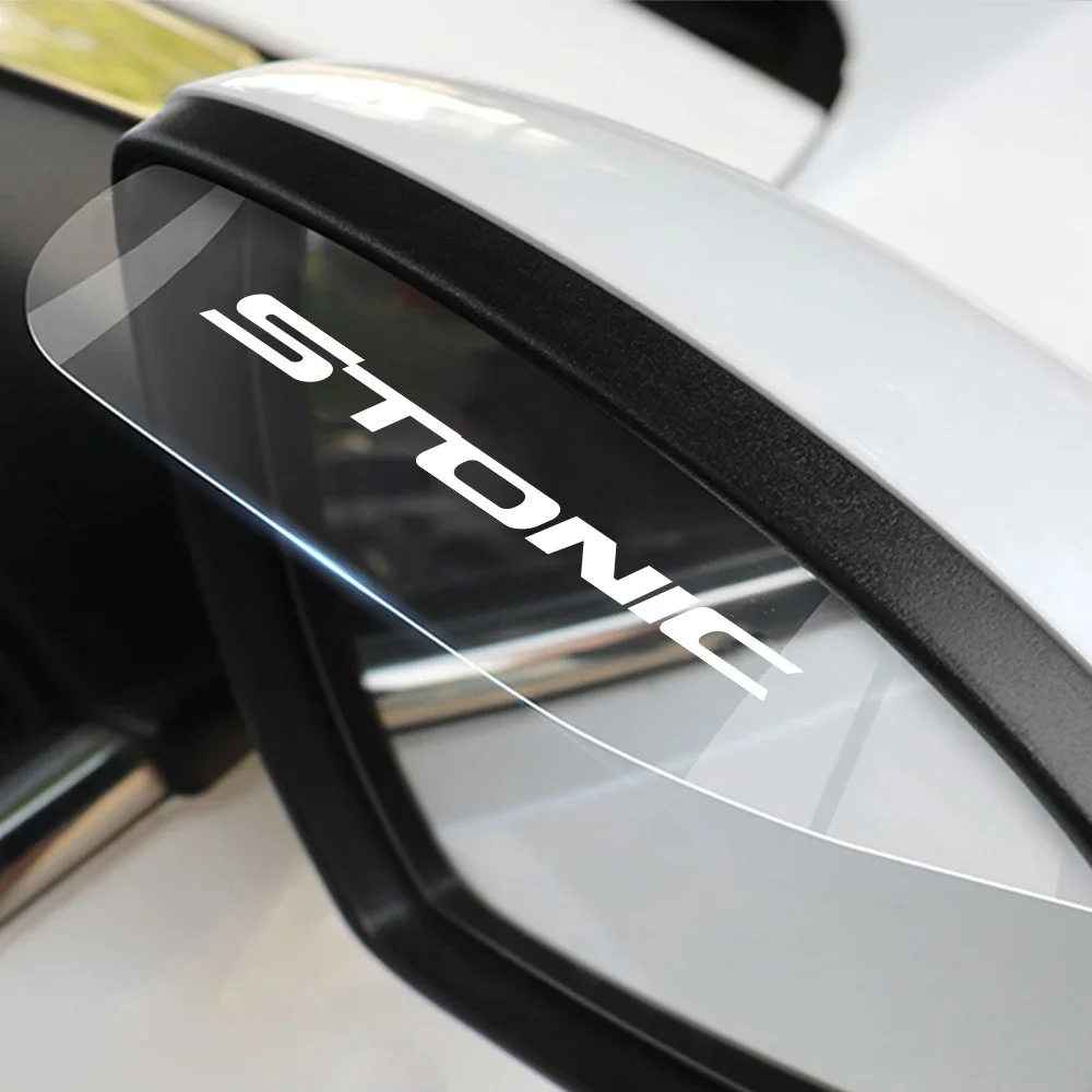 Rearview Mirror Rain Eyebrow For Kia STONIC RIO PICANTO MOHAVE CARNIVAL SELTOS Car Rearview Mirror Rain Eyebrow Shield Cover Protector Exterior Accessories